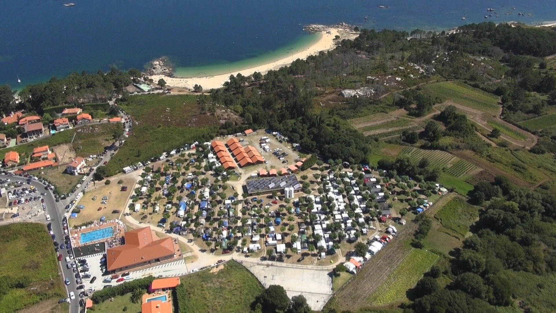 Vista aérea Paisaxe Summer Camp